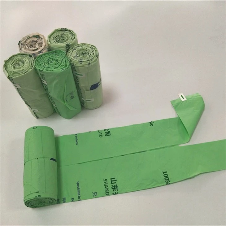 Custom Private Label Portable 4 8 Rolls Compost Compostable Pla Pet Dog Poop Waste Bag For Training